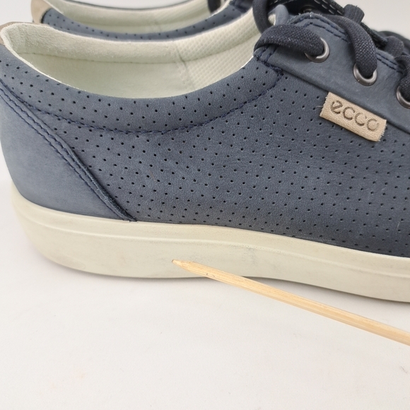 Ecco Casual Navy Blue Men's Sneakers Size 9 - Picture 14 of 16